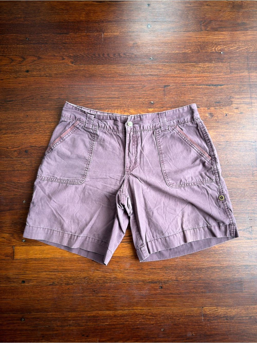 Men's Casual Cotton Shorts in Mauve
